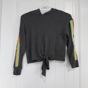 BANANA LEMON KIDS CROPPED HOODIE/ B2